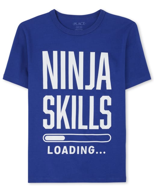 Camiseta con gráfico Ninja para niños