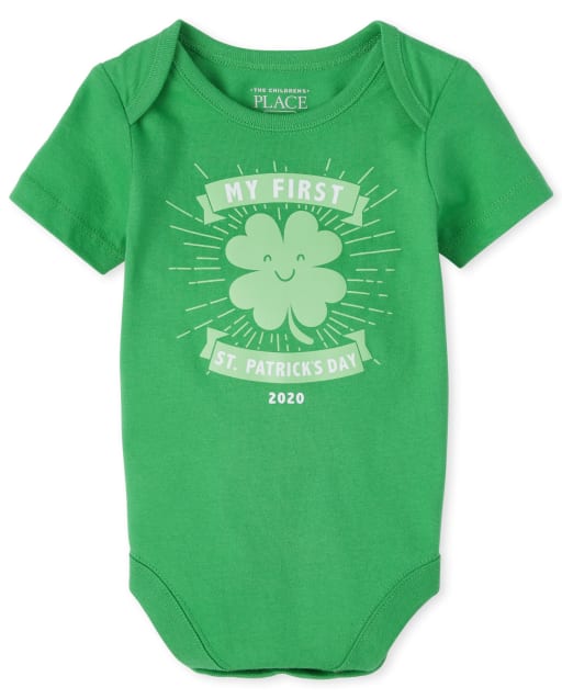 Baby My First St Patrick's Day 2020 Graphic Bodysuit