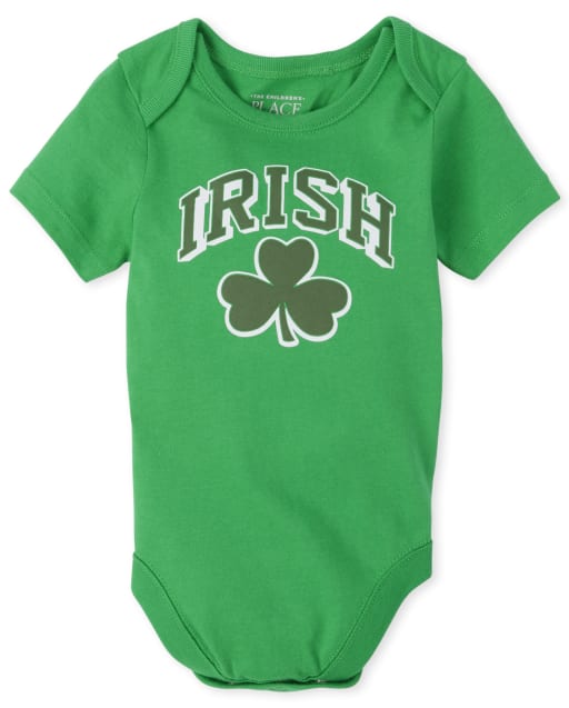 Baby Matching Family Shamrock Graphic Bodysuit