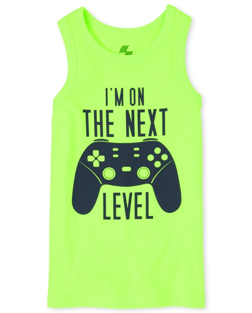 Boys Mix And Match Sleeveless Graphic Tank Top