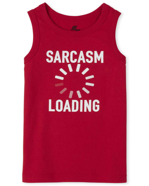 Boys Mix And Match Sleeveless Graphic Tank Top