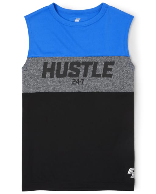 Camiseta sin mangas Colorblock Performance para niños