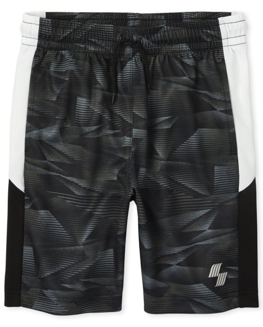 Boys Side Stripe Performance Basketball Shorts