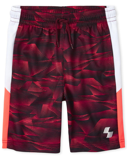 Boys Side Stripe Performance Basketball Shorts