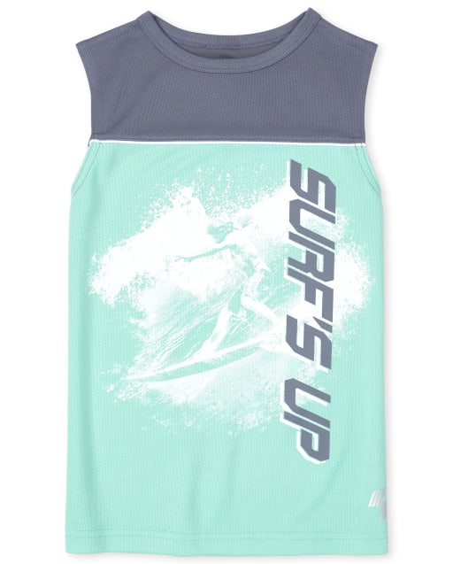 Boys Graphic Performance Muscle Tank Top