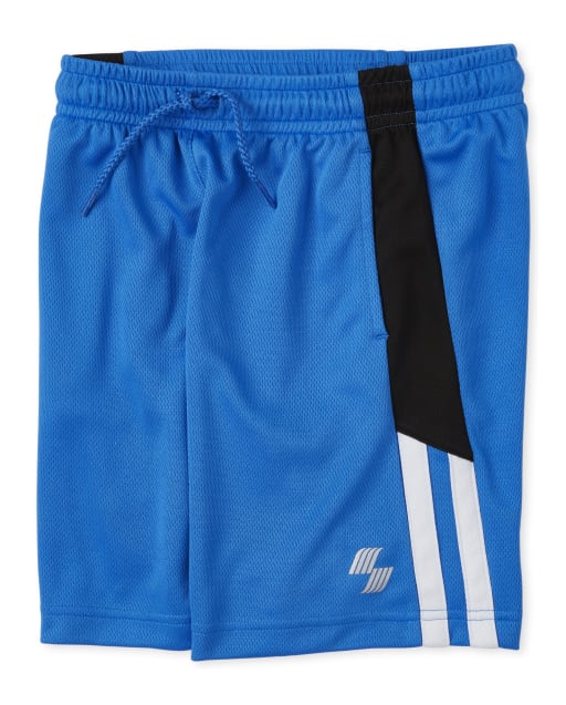 The Childrens Place Boys Side Stripe Mesh Shorts