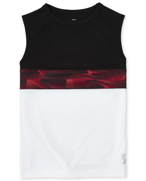 Boys Colorblock Performance Muscle Top