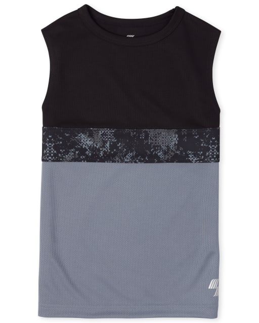 Boys Colorblock Performance Tank Top