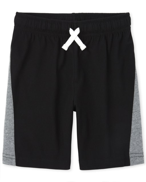 Boys Side Stripe Basketball Shorts