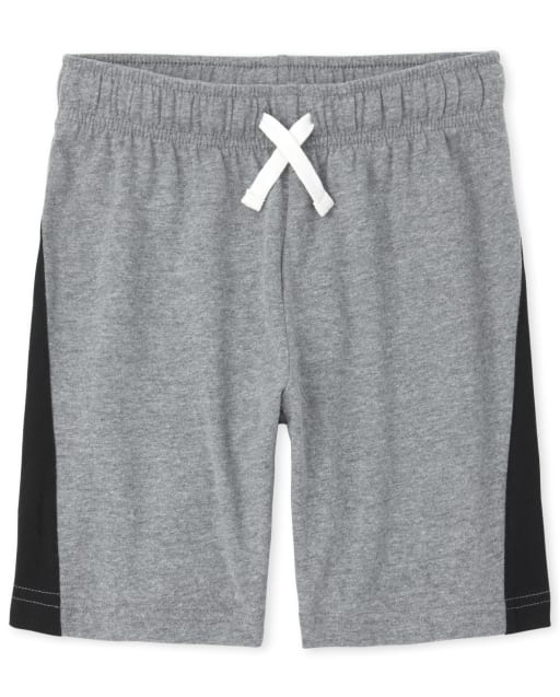 Boys Side Stripe Basketball Shorts