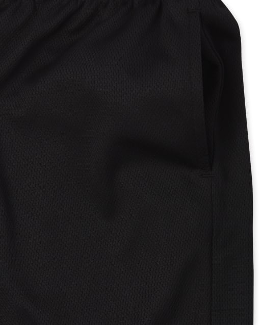 Boys Uniform Place Sport Mesh Knit Performance Basketball Shorts 2