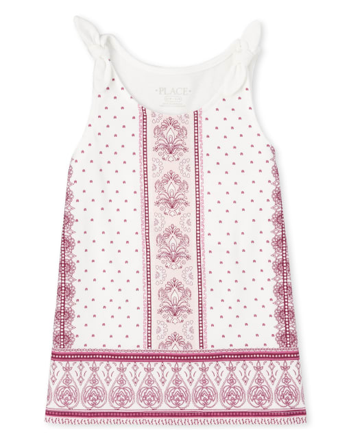 Girls Floral Tank Top