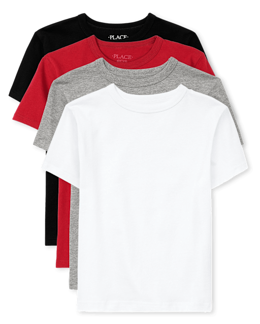 Paquete de 4 camisetas para niño