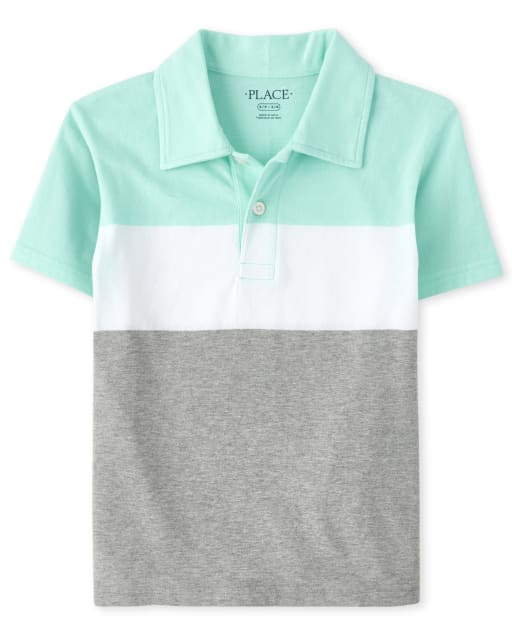 Polo en jersey imprimé pour garçon