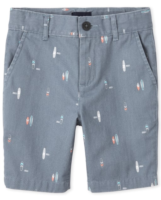 Shorts chinos con estampado para niños
