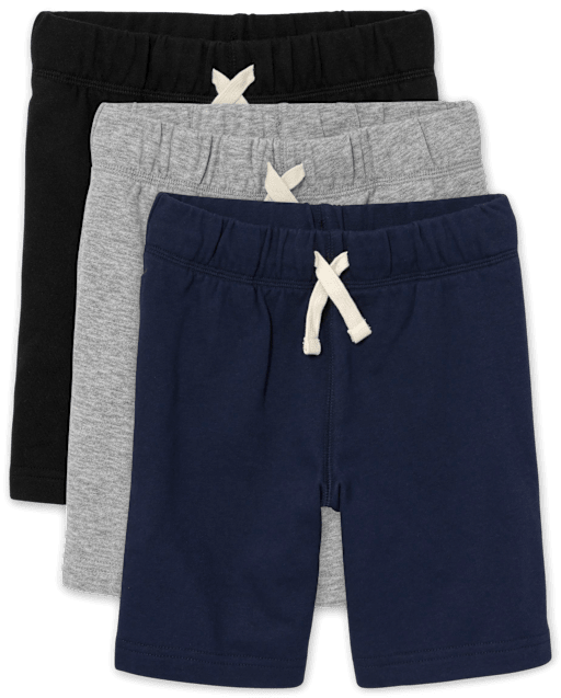Kids French Terry Shorts 3-Pack