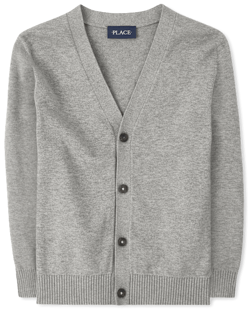 Boys V Neck Cardigan