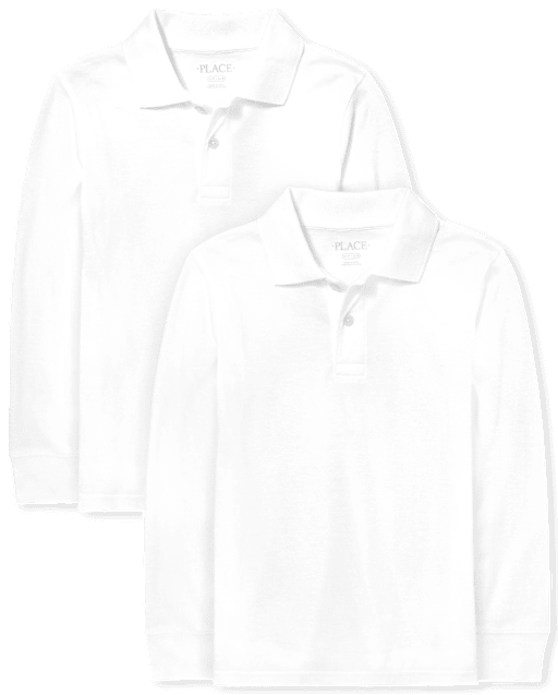 Kids Uniform Soft Pique Polo 2-Pack
