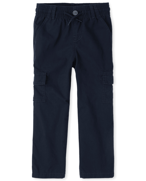 Boys Pull On Cargo Pants - Husky