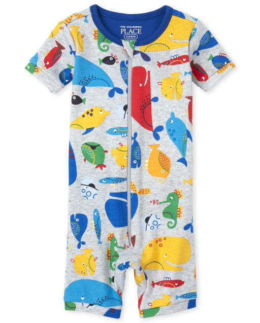 Toddler Boy One Piece Footed Pajamas | The Children's Place | Free ...