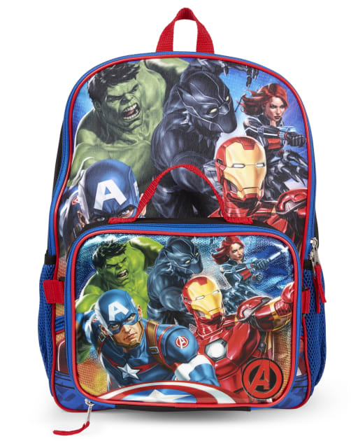 boys backpack and lunch box