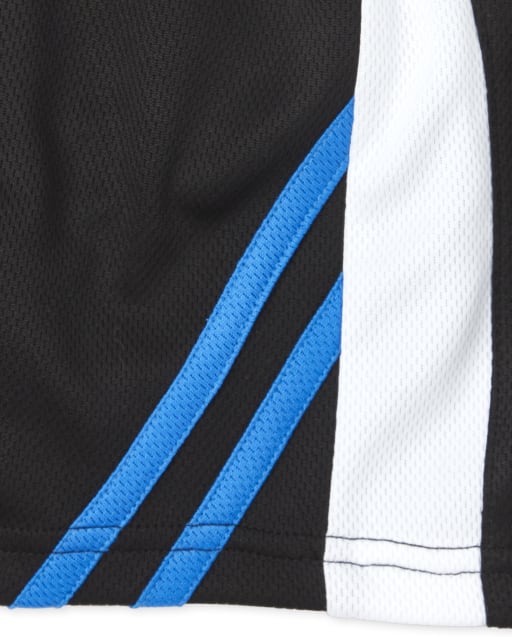 Baby And Toddler Boys Place Sport Striped Knit Performance