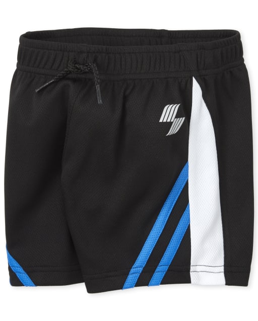 Shorts de baloncesto de alto rendimiento a rayas para bebés y niños pequeños Mix And Match