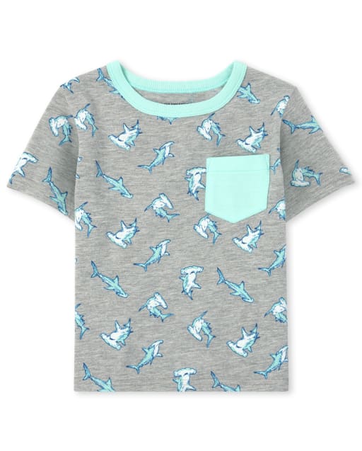 Haut à poche imprimé mix and match pour bébés et tout-petits garçons
