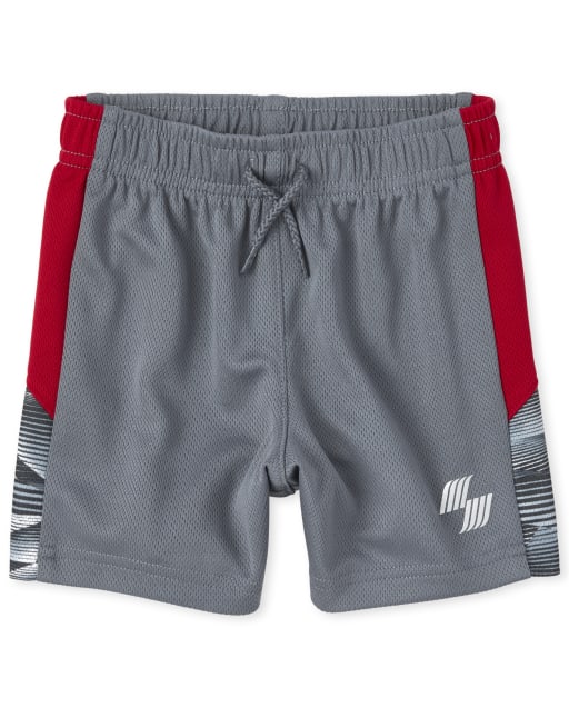 Baby And Toddler Boys Mix And Match Colorblock Side Stripe Performance Basketball Shorts