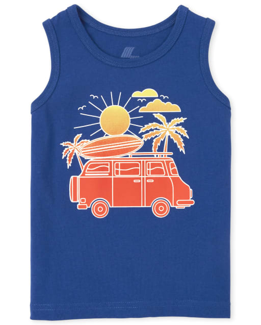 Baby And Toddler Boys Mix And Match Graphic Tank Top
