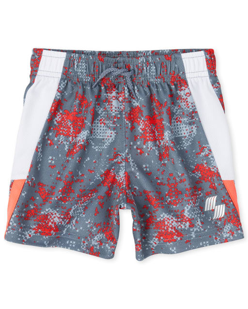 Baby And Toddler Boys Place Sport Print Performance Basketball Shorts