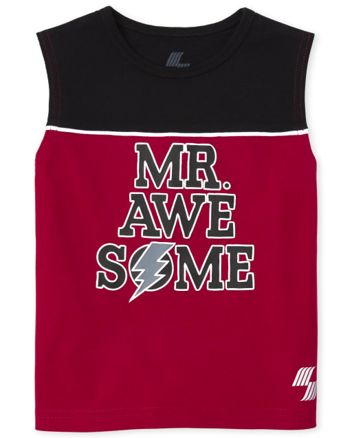 Baby And Toddler Boys Mix And Match Graphic Muscle Tank Top