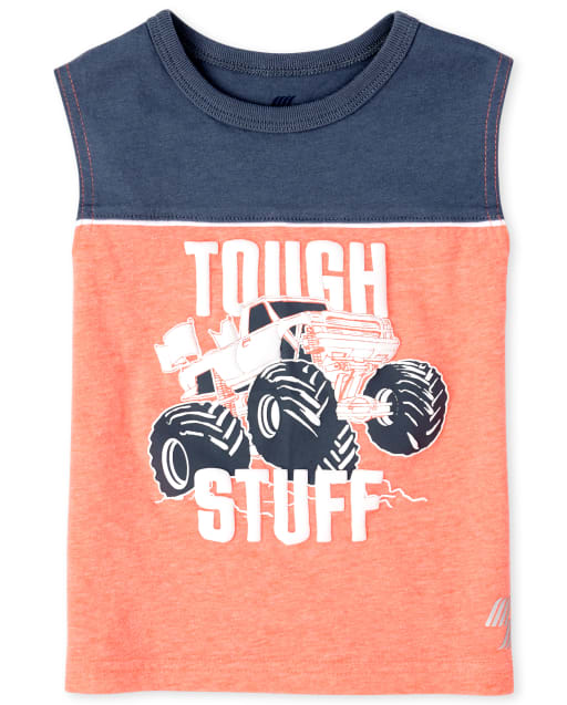 Baby And Toddler Boys Mix And Match Graphic Muscle Top