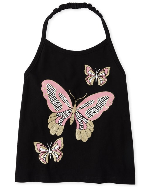 Baby And Toddler Girls Mix And Match Glitter Halter Top