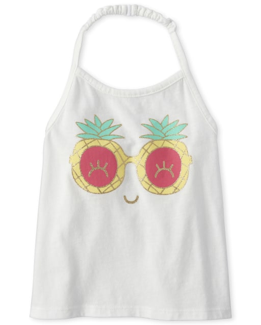 Baby And Toddler Girls Mix And Match Glitter Halter Top