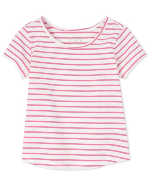 T-shirt rayé pour toute-petite fille