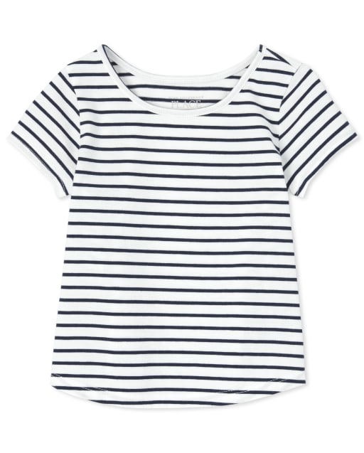 T-shirt rayé pour toute-petite fille