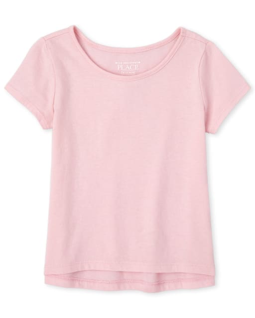 Top asimétrico para bebés y niñas pequeñas