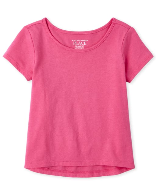 Top asimétrico para bebés y niñas pequeñas