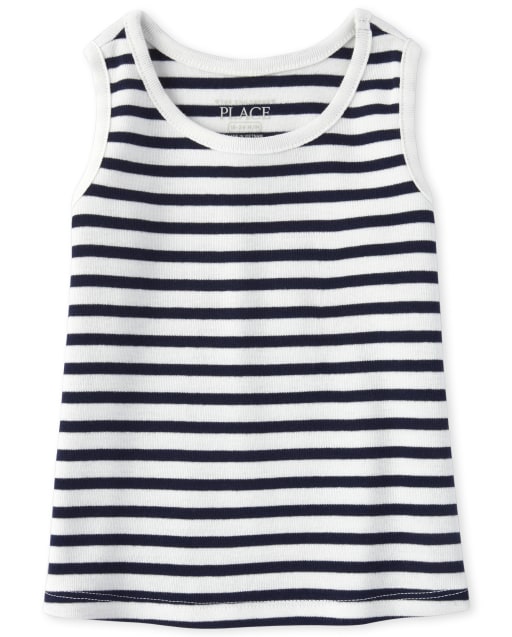 Baby And Toddler Girls Striped Tank Top