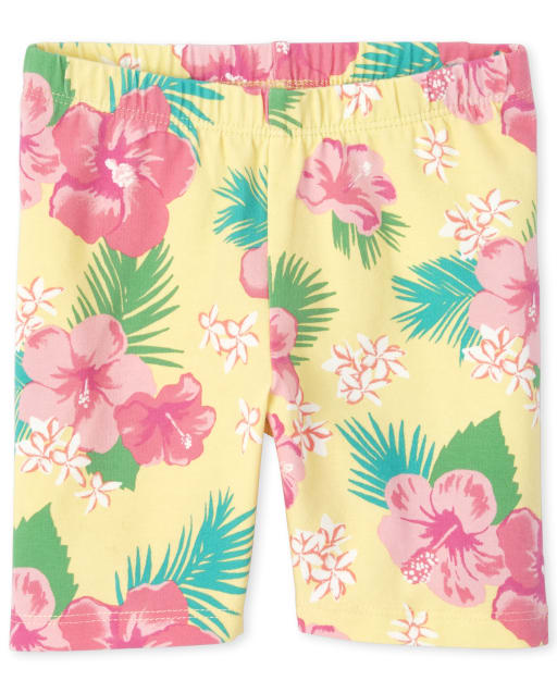 Shorts ciclistas florales Mix And Match para bebés y niñas pequeñas