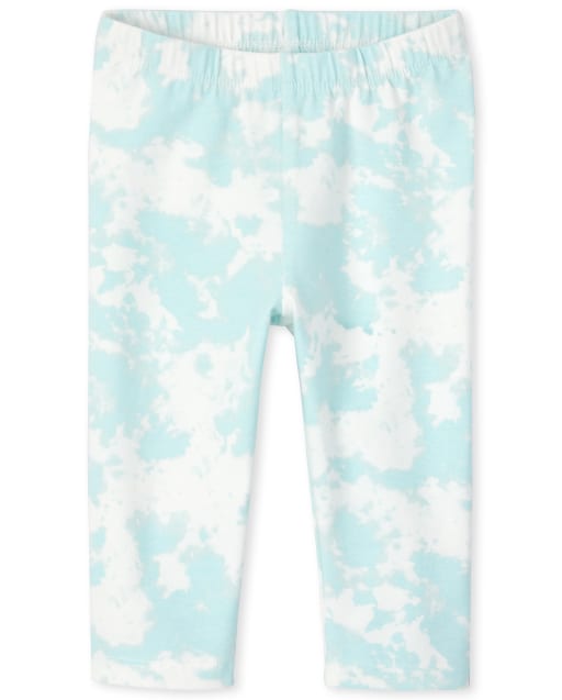 Baby And Toddler Girls Tie Dye Capri Leggings