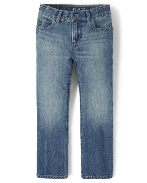 Boys Basic Bootcut Denim Jeans - Pierce Wash