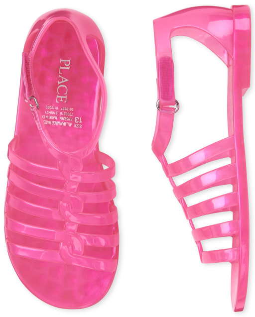 children's place jelly sandals