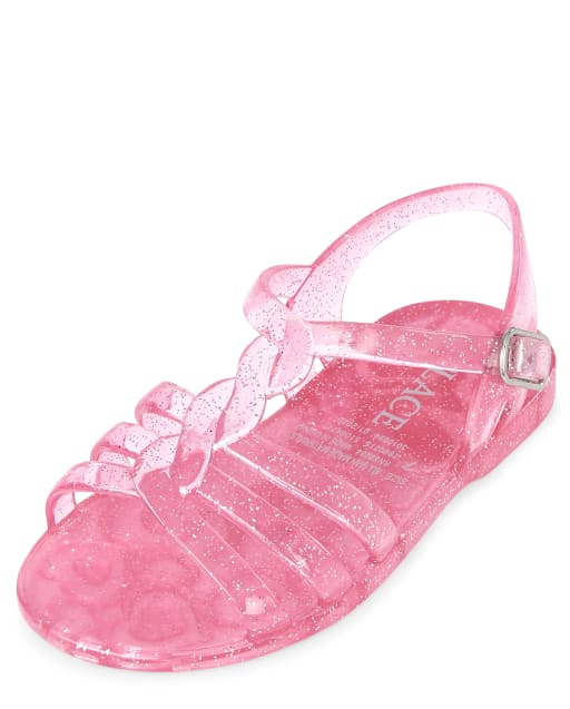 Toddler Girls Glitter Jelly Sandals