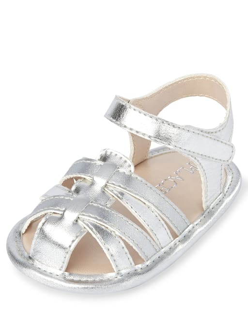 Baby Girls Metallic Sandals
