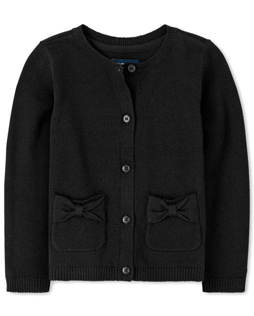 Toddler Girls Bow Cardigan