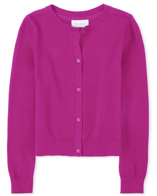 The Childrens Place Girls Button Up Cardigan Sweater 