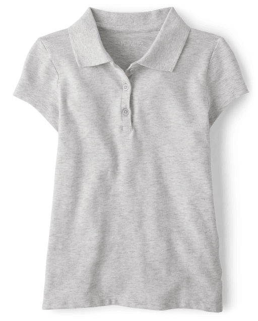 Girls Uniform Pique Polo