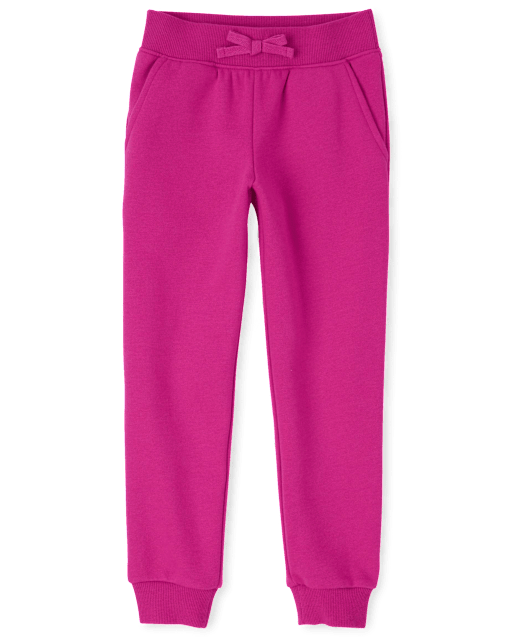 Girls Fleece Jogger Pants
